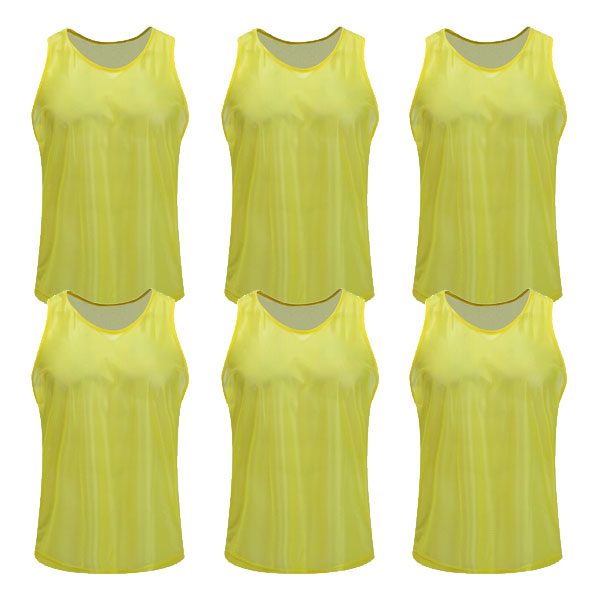 Kwik Goal Training Vest - Hi Vis Yellow - Pack Of 6 19A1-HVY6