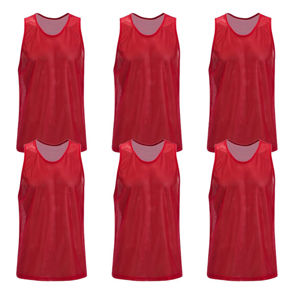 Kwik Goal Training Vest - Red - Pack Of 6 19A1-R6