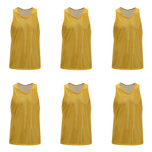 Kwik Goal Training Vest - Yellow - Pack Of 6 19A1-Y6