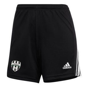 Lee County Strikers adidas Women's Squadra 21 Shorts - Black/White LCS-GN5780