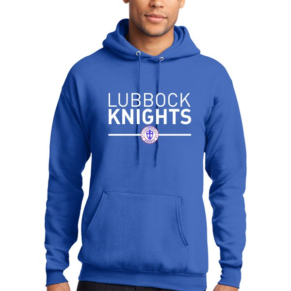 Lubbock Knights Hooded Sweatshirt - Blue - AuthenticSoccer.com