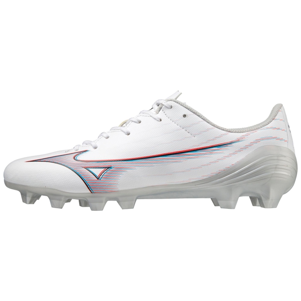 Mizuno Alpha Select FG - White/Ignition Red 540286001H