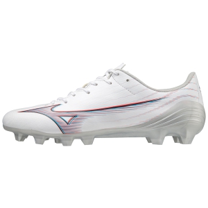 Mizuno Alpha Select FG - White/Ignition Red 540286001H