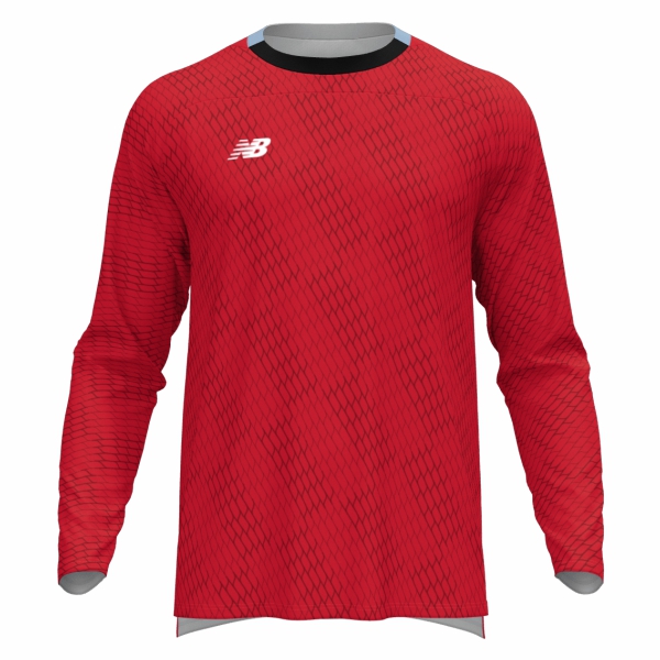 New Balance Youth Net Goalkeeper Long Sleeve Jersey - Red/White YT35625RD