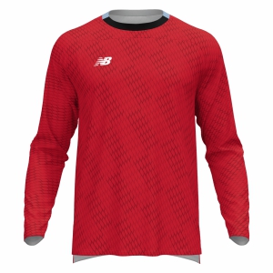 New Balance Youth Net Goalkeeper Long Sleeve Jersey - Red/White YT35625RD