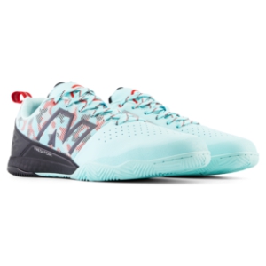 New Balance Fresh Foam Audazo v6 Pro Suede IN - Bright Cyan/Black/Silver/True Red Indoor Shoe SA1ICB6