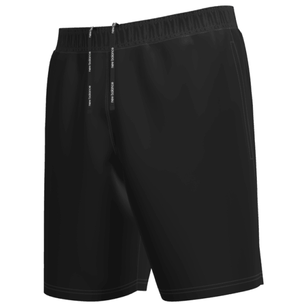 New Balance Woven Training Short - Black/White TMMS731TBK