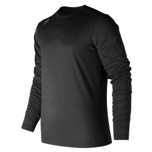 New Balance Tech Long Sleeve Jersey - Black/White TMMT501TBK