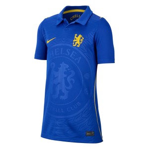 Nike Chelsea FC Youth Home Jersey 2026/27 - Bright Blue/Midwest Gold/Midwest Gold II1663-453