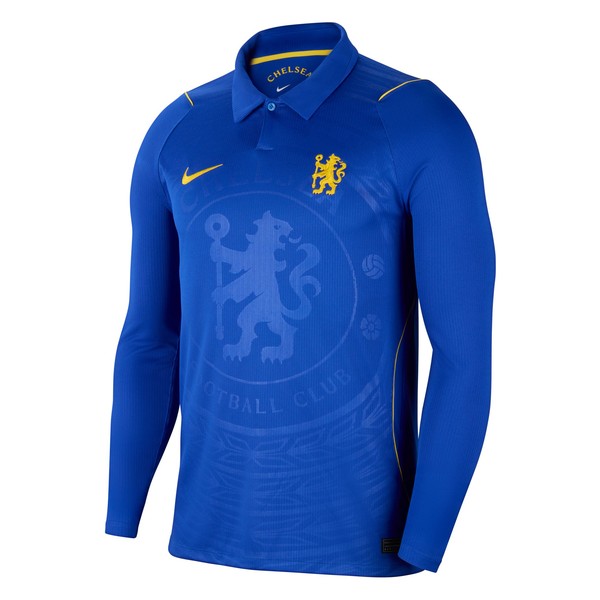 Nike Chelsea FC Long Sleeve Home Jersey 2026/27 - Bright Blue/Midwest Gold/Midwest Gold II1867-453
