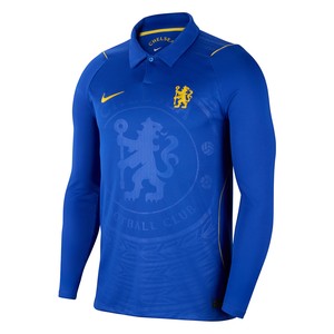 Nike Chelsea FC Long Sleeve Home Jersey 2026/27 - Bright Blue/Midwest Gold/Midwest Gold II1867-453
