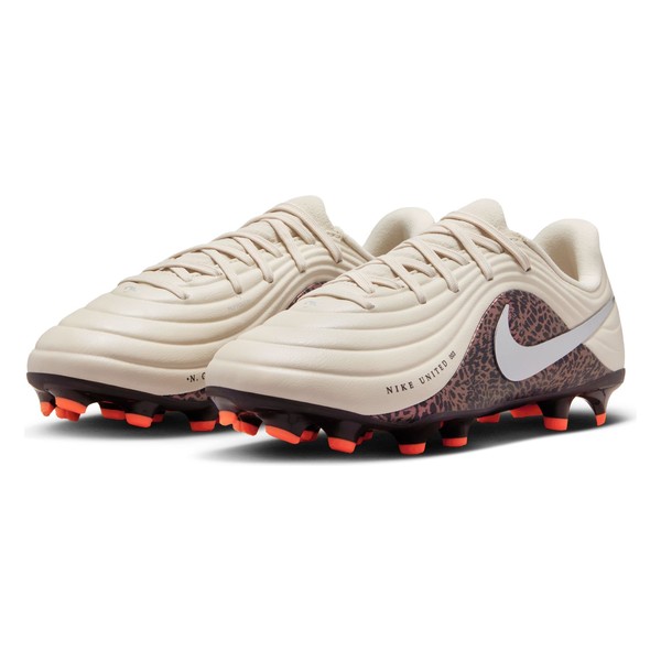 Nike United Junior Tiempo Maestro Academy FG/MG - Fossil/Metallic Silver-Burgundy Crush IO8549-201