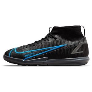 Nike Junior Mercurial Superfly 8 Academy IC - Black/Photo Blue Indoor CV0784-004