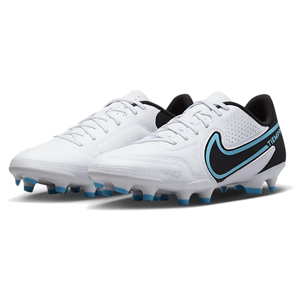 Nike Junior Tiempo Legend 9 Club MG - White/Baltic Blue/Pink Blast/Black DA1331-146