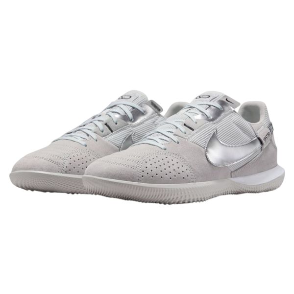 Nike StreetGato IC - Light Smoke Grey/Metallic Silver Indoor Soccer Shoe DC8466-005