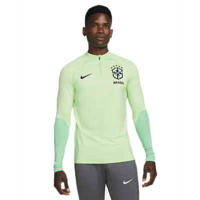 Nike Brazil Strike Drill Top - Cucumber Calm/Blackened Blue DH6452-390