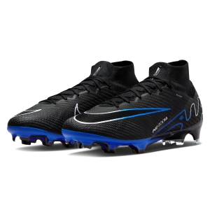 Nike Air Zoom Mercurial Superfly 9 Elite FG - Black/Hyper Royal/Chrome DJ4977-040