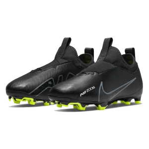 Nike Jr Zoom Vapor 15 Academy FG - Black/DK Smoke Grey  DJ5617-001