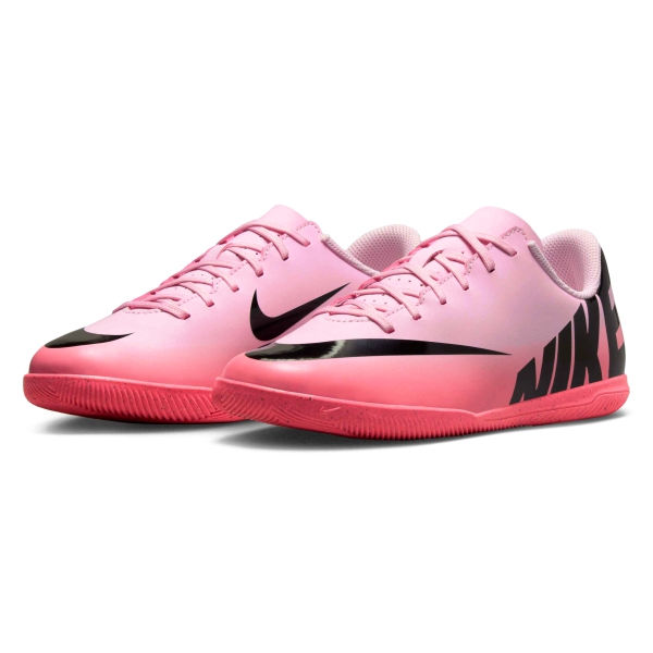 Nike Jr Mercurial Vapor 15 Club IC - Pink/Black Indoor Shoe DJ5955-601