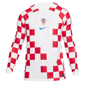 Nike Croatia Long Sleeve Home Jersey 2022-2023 DN0662-100