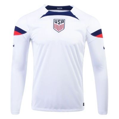 Nike USMNT Long Sleeve Home Jersey 2022-2023 DN0673-101