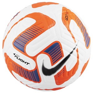 Nike Flight Official Match Soccer Ball - White/Total Orange/Black DN3595-100