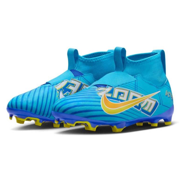 Nike Jr Zoom Mercurial Superfly 9 Academy Laceless FG - Baltic Blue/White DO9790-400