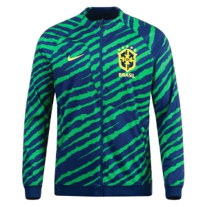 Nike Brazil Anthem Academy Pro Full-Zip Knit Soccer Jacket DR9018-490