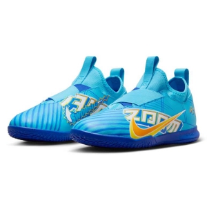 Nike Jr Zoom Mercurial Vapor 15 Academy Laceless IC - Baltic Blue/White Indoor Shoe DV0738-400
