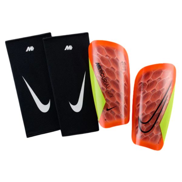 Nike Mercurial Lite Shinguard - Hyper Crimson/Black/Volt DV1771-830