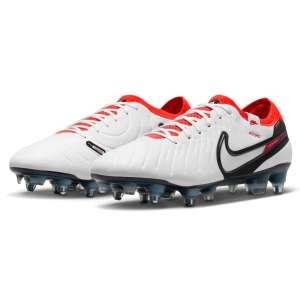 Nike Tiempo Legend 10 Elite FG - White/Bright Crimson/Black DV4329-100