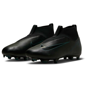 Nike Jr Mercurial Superfly 10 Academy Laceless FG/MG - Black/Deep Jungle FQ8304-002