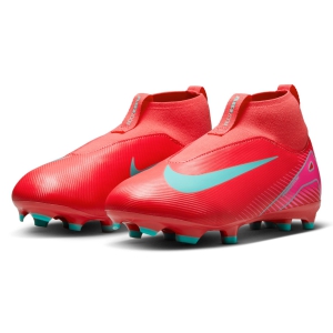 Nike Jr Mercurial Superfly 10 Academy Laceless FG/MG - Ember Glow/Aurora Green FQ8304-800