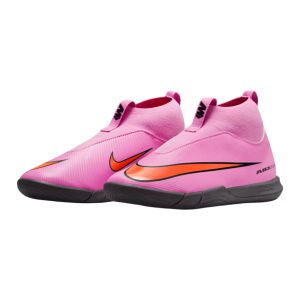 Nike Jr Mercurial Superfly 10 Academy Laceless IC - Magic Flamingo/Total Crimson/Black Indoor Shoe FQ8312-600
