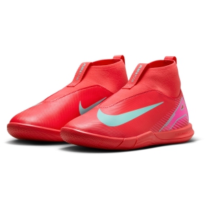 Nike Jr Mercurial Superfly 10 Academy Laceless IC - Ember Glow/Aurora Green Indoor Shoe FQ8312-800