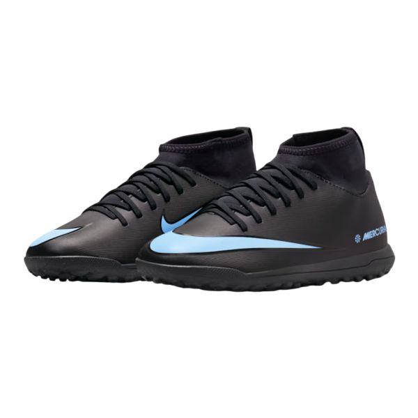 Nike Jr Mercurial Superfly 10 Club TF - Black/Black Turf Shoes FQ8313-003