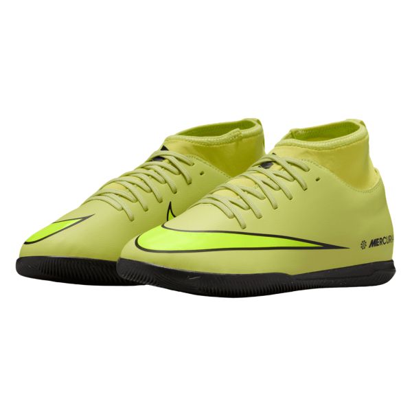 Nike Jr Mercurial Superfly 10 Club IN - Limelight/Volt/Hyper Crimson Indoor Shoes FQ8320-300