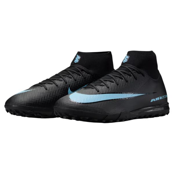 Nike Mercurial Superfly 10 Academy TF - Black/Ice Blue Turf Shoe FQ8331-001