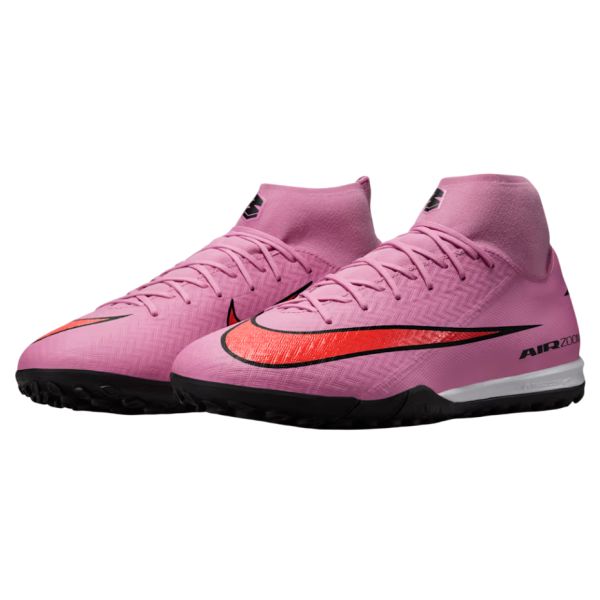 Nike Mercurial Superfly 10 Academy TF - Magic Flamingo/Total Crimson/Black Turf Shoe FQ8331-600