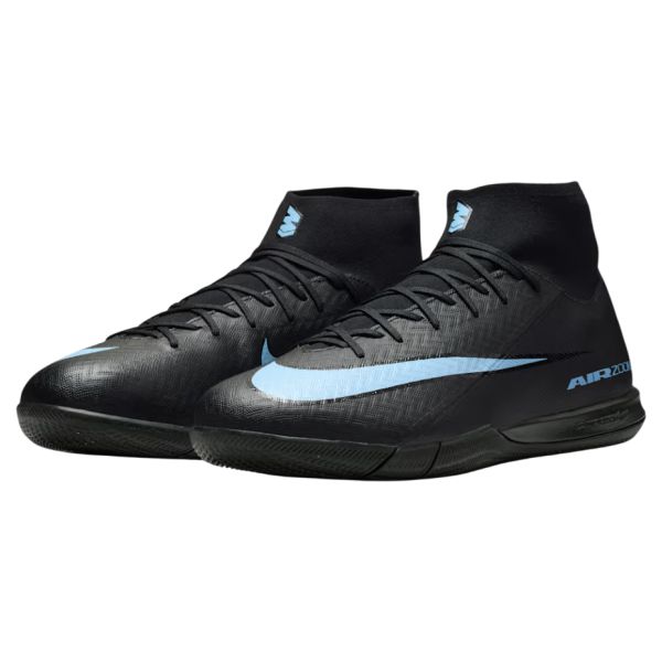 Nike Mercurial Superfly 10 Academy IC - Black/Ice Blue Indoor Shoe FQ8332-001