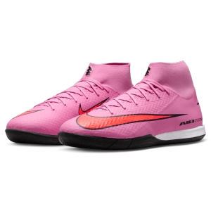 Nike Mercurial Superfly 10 Academy IC - Magic Flamingo/Total Crimson/Black Indoor Shoe FQ8332-600