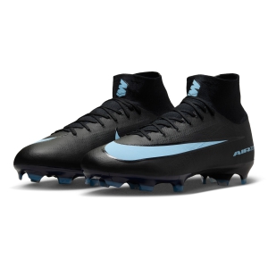 Nike Mercurial Superfly 10 Pro FG - Black/Ice Blue HF9433-001