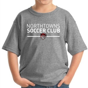 Northtowns Soccer Club Youth T-Shirt - Grey NSC-5000B-Grey