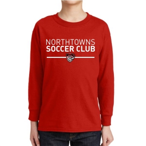 Northtowns Soccer Club Youth Long Sleeve T-Shirt - Red NSC-5400B
