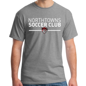 Northtowns Soccer Club T-Shirt - Grey NSC-G5000-Gry