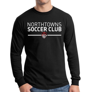 Northtowns Soccer Club Long Sleeve T-Shirt - Black NSC-G5400-Blk