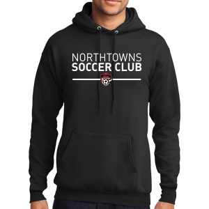 Northtowns Soccer Club Hooded Sweatshirt - Black NSC-PC78H-Blk