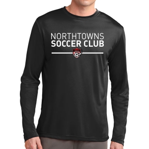 Northtowns Soccer Club Long Sleeve Performance Shirt - Black NSC-ST350LS-Blk