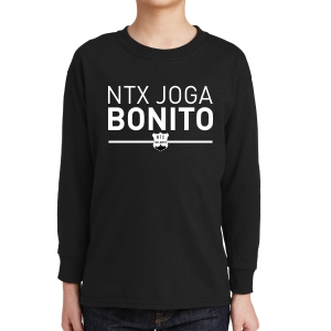 NXT Joga Bonito Youth Long Sleeve T-Shirt - Black NXT-5400B