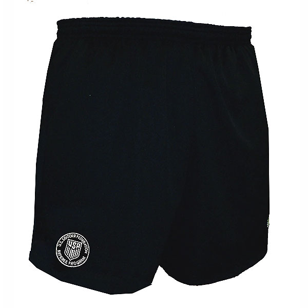 Official Sports New Logo USSF Coolwick Black Shorts 1063CL